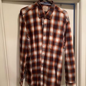 Tommy Bahama Coastline Cord Sunfade Plaid Shirt XXL